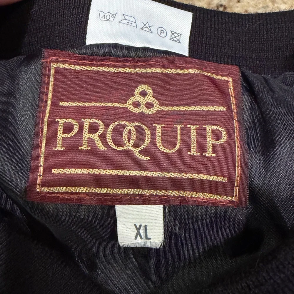 Vintage Men's Plaid ProQuip Haig Point Golf Pullover - Green and Brown